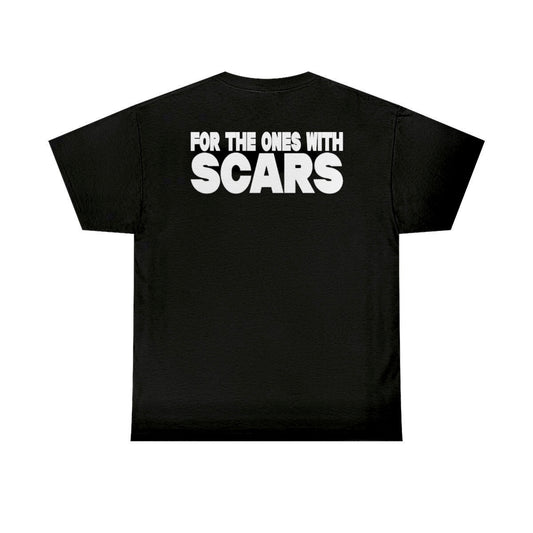 SCARRED FOR LIFE TEE BLACK