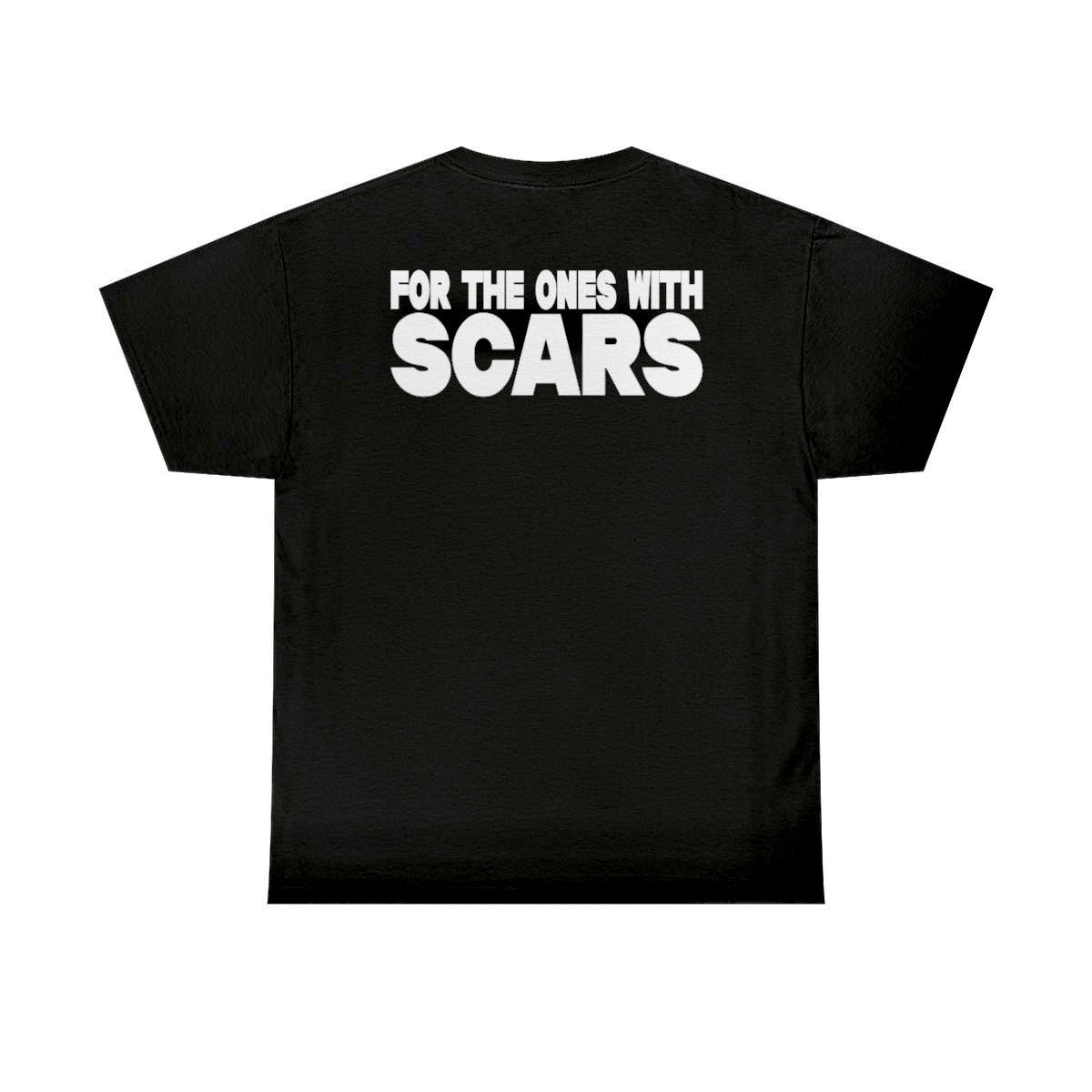 SCARRED FOR LIFE TEE BLACK