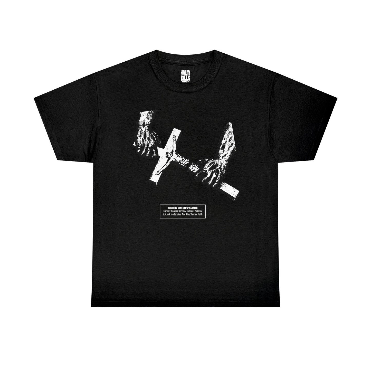 GENERAL WARNING TEE BLACK