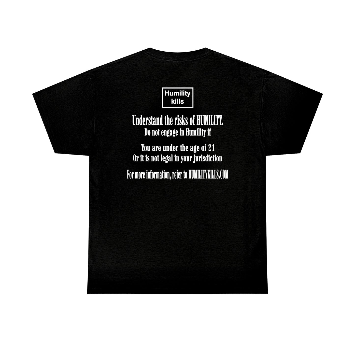 UNDERSTAND THE RISKS TEE BLACK